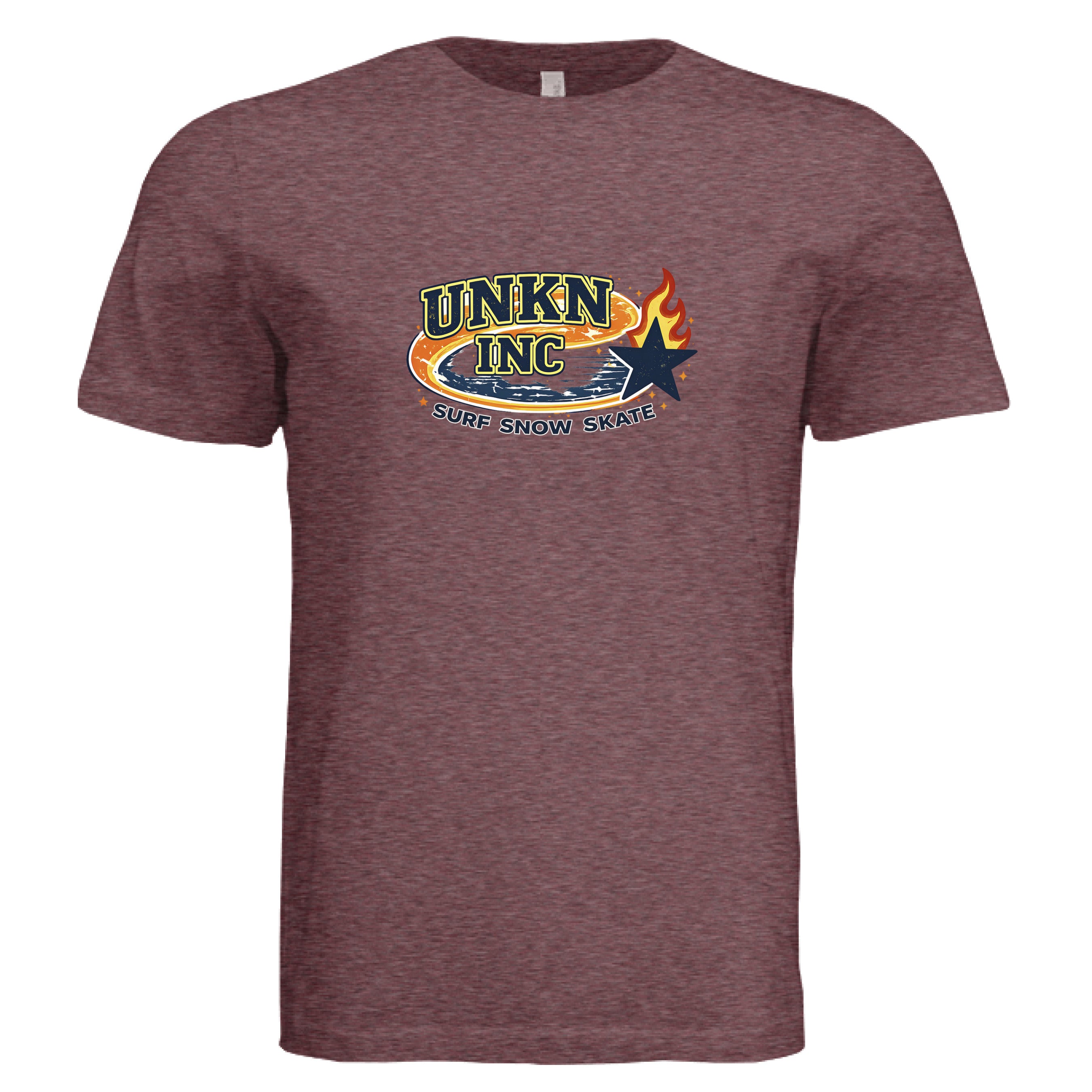 MAROON TRIBLEND - FRONT