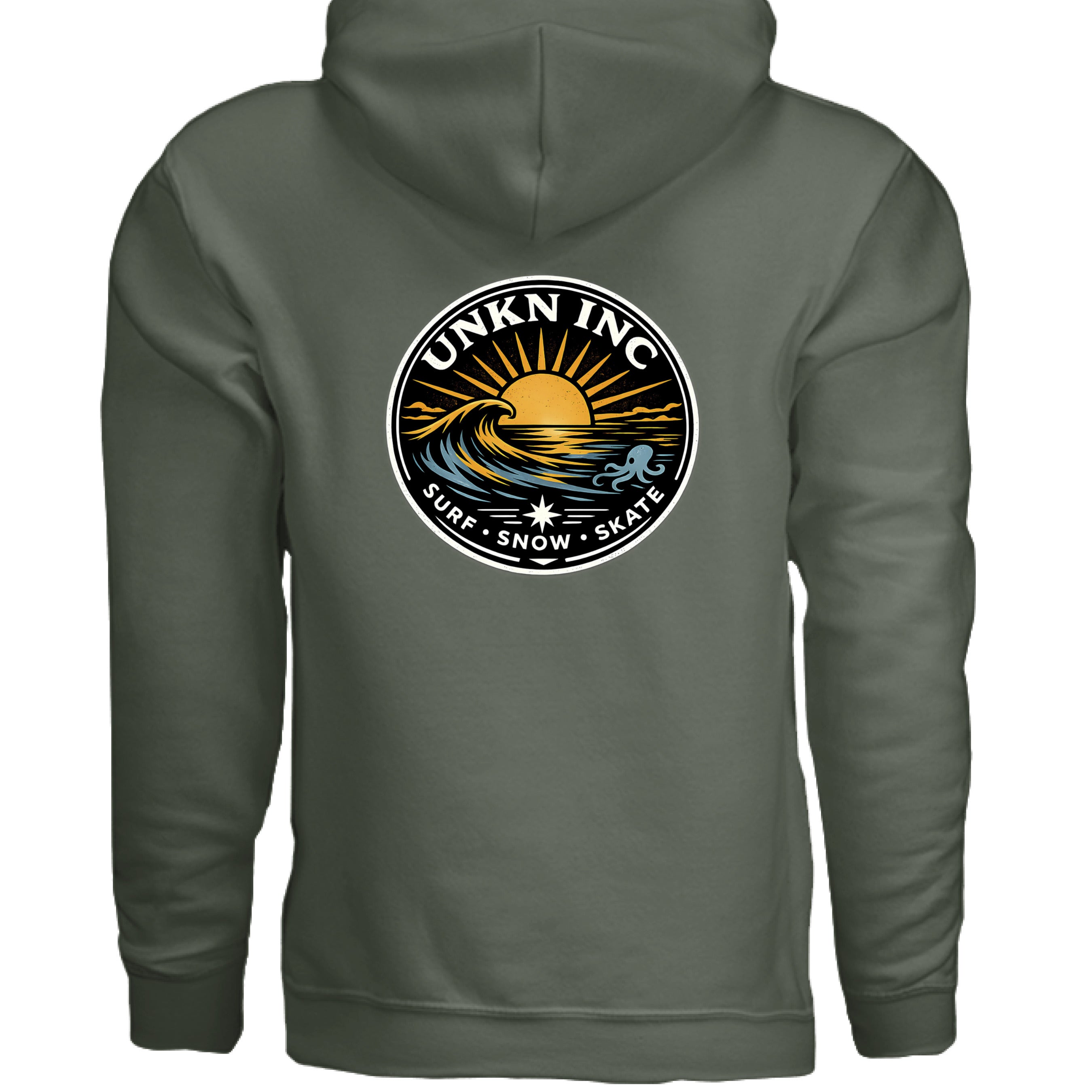 MILITARY GREEN - BACK