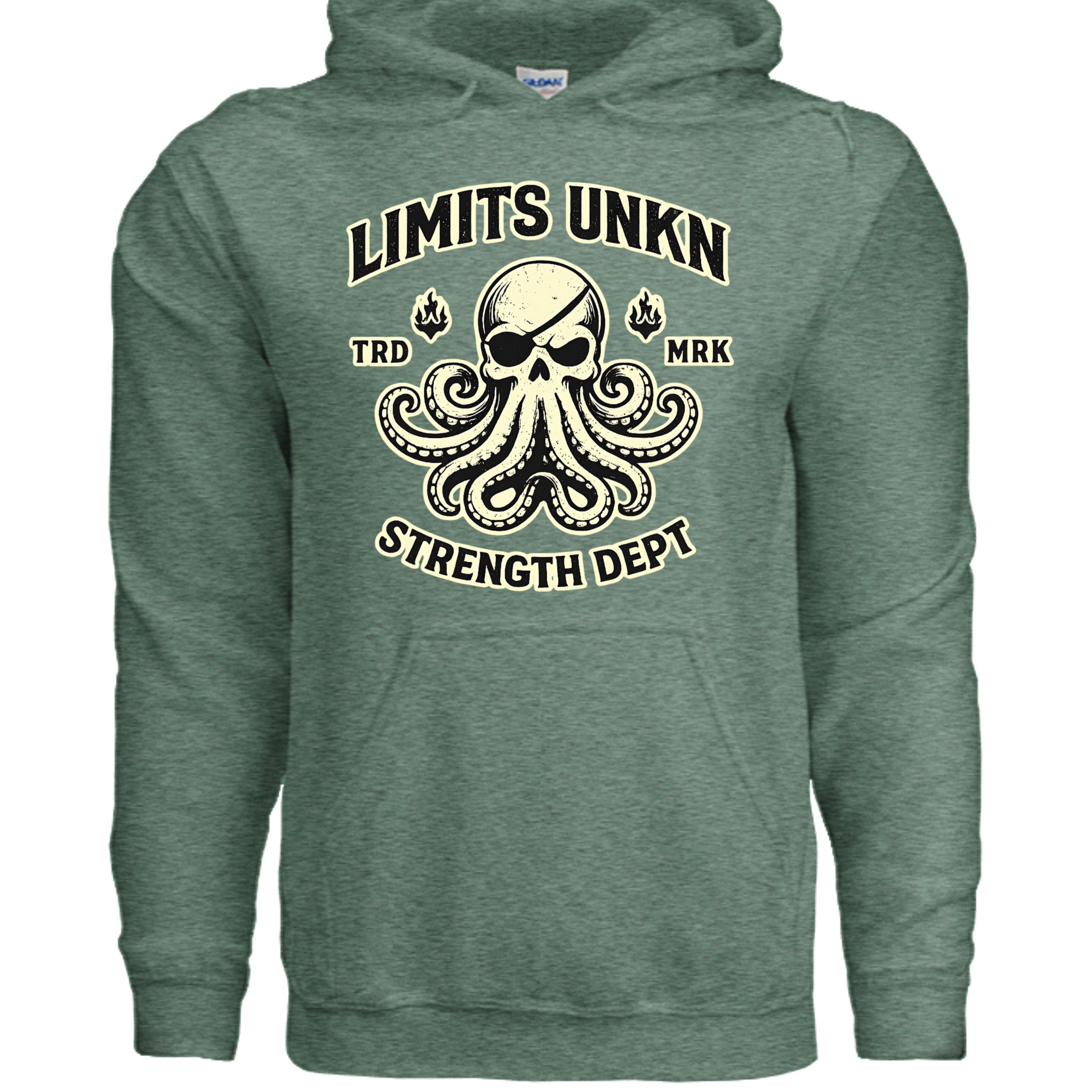 Heather Sport Dark Green - G185 - FRONT